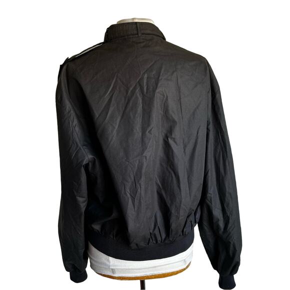 Members Only Vintage 80s Black Windbreaker Jacket - Picture 3 of 6